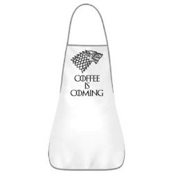 Фартук Coffee is coming - PrintSalon