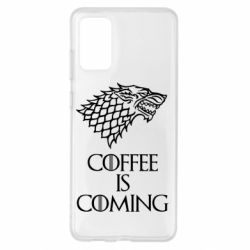 Чехол для Samsung S20+ Coffee is coming - PrintSalon