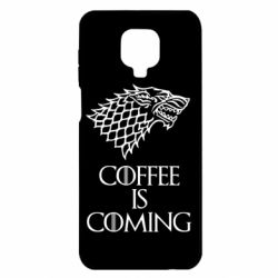 Чехол для Xiaomi Redmi Note 9S/9Pro/9Pro Max Coffee is coming - PrintSalon