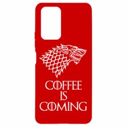 Чехол для Xiaomi Redmi Note 10 Pro Coffee is coming - PrintSalon