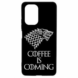 Чехол для Xiaomi Poco F3/K40 Coffee is coming - PrintSalon