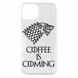 Чехол для iPhone 14 Coffee is coming - PrintSalon