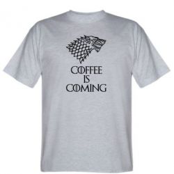 Мужская футболка Stedman Coffee is coming - PrintSalon