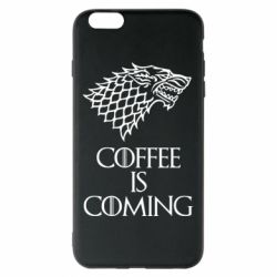 Чехол для iPhone 6 Plus/6S Plus Coffee is coming - PrintSalon