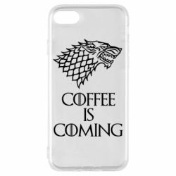 Чехол для iPhone 7 Coffee is coming