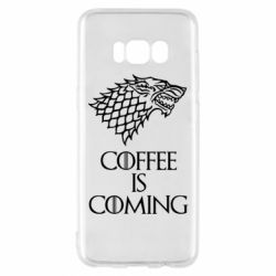 Чехол для Samsung S8 Coffee is coming - PrintSalon