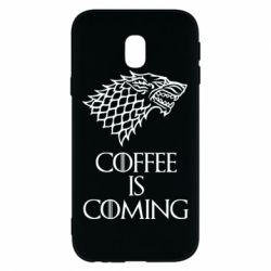 Чехол для Samsung J3 2017 Coffee is coming - PrintSalon