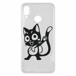 Чехол для Huawei P Smart Plus 2018 Color cat Fairy Tail - PrintSalon