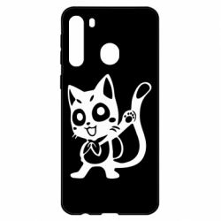 Чехол для Samsung A21 Color cat Fairy Tail