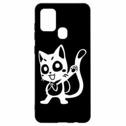 Чехол для Samsung A21s Color cat Fairy Tail - PrintSalon