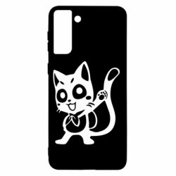 Чехол для Samsung S21+ Color cat Fairy Tail - PrintSalon