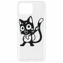 Чехол для Oppo Reno 4 Lite Color cat Fairy Tail - PrintSalon