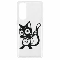 Чехол для Oppo Reno 4 Pro Color cat Fairy Tail - PrintSalon