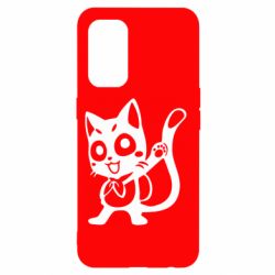 Чехол для Oppo Reno 5 4G Color cat Fairy Tail - PrintSalon