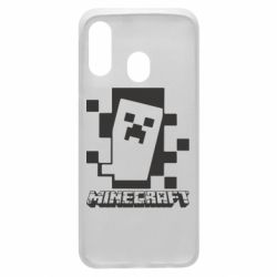 Чехол для Samsung A40 Color Minecraft - PrintSalon