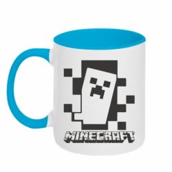 Чашка двухцветная 320ml Color Minecraft - PrintSalon