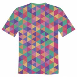 Чоловіча футболка 3D Color triangle - PrintSalon