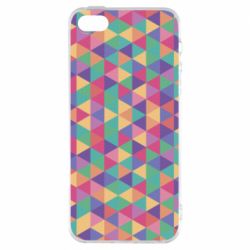 Чохол для iphone 5/5S/SE Color triangle - PrintSalon