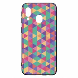 Чохол для Samsung A40 Color triangle - PrintSalon