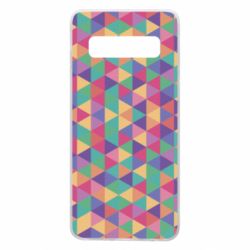Чохол для Samsung S10 Color triangle - PrintSalon