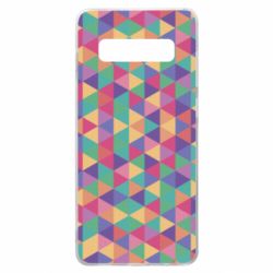 Чохол для Samsung S10+ Color triangle - PrintSalon