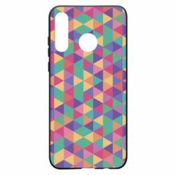 Чохол для Huawei P30 Lite Color triangle - PrintSalon