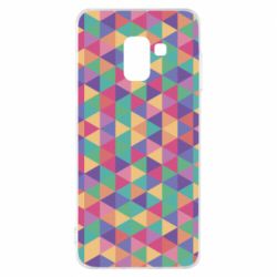 Чохол для Samsung A8 2018 Color triangle - PrintSalon