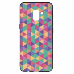 Чохол для Samsung A8+ 2018 Color triangle - PrintSalon