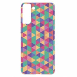 Чохол для Samsung S21+ Color triangle - PrintSalon
