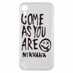 Чохол для iPhone XR Come as you are Nirvana - PrintSalon