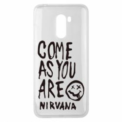 Чохол для Xiaomi Pocophone F1 Come as you are Nirvana - PrintSalon