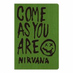 Блокнот з принтом Come as you are Nirvana - PrintSalon