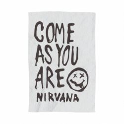 Рушник з принтом Come as you are Nirvana - PrintSalon