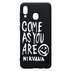 Чохол для Samsung A20 Come as you are Nirvana - PrintSalon