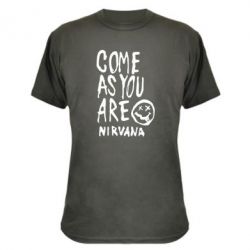 Камуфляжна футболка Come as you are Nirvana - PrintSalon