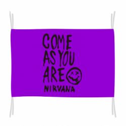 Прапор Come as you are Nirvana - PrintSalon