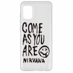 Чохол для Samsung A31 Come as you are Nirvana - PrintSalon
