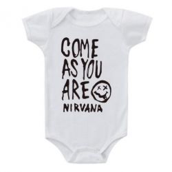 Дитячий бодік Come as you are Nirvana - PrintSalon
