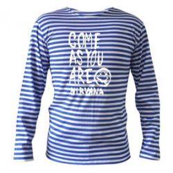 Тільник з довгим рукавом Come as you are Nirvana - PrintSalon