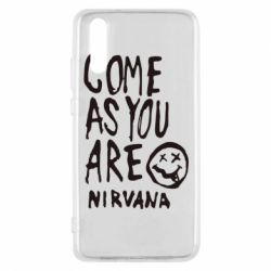Чохол для Huawei P20 Come as you are Nirvana - PrintSalon