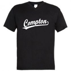 Чоловіча футболка з V-подібним вирізом Compton Vintage