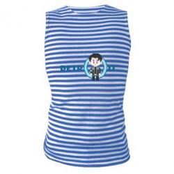 Майка-тельняшка Connor from the game Detroit: Become a Man - PrintSalon