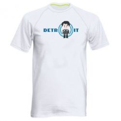 Мужская футболка для спорта Connor from the game Detroit: Become a Man - PrintSalon