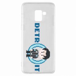 Чехол для Samsung A8+ 2018 Connor from the game Detroit: Become a Man - PrintSalon