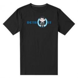 Мужская футболка премиум Connor from the game Detroit: Become a Man - PrintSalon