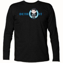 Футболка с длинным рукавом Connor from the game Detroit: Become a Man - PrintSalon