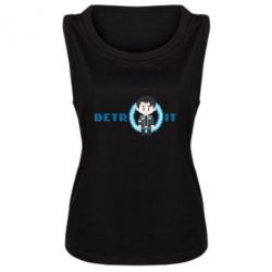 Женская майка Connor from the game Detroit: Become a Man - PrintSalon