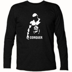 Футболка з довгим рукавом Conquer - PrintSalon