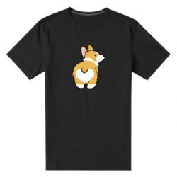 Чоловіча преміум футболка Corgi back - PrintSalon