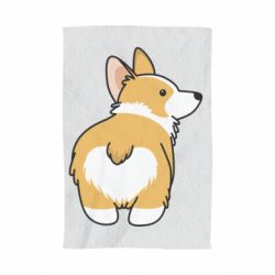 Рушник з принтом Corgi back - PrintSalon
